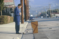 Harmonium left in the street.