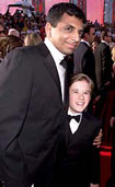 M. Night Shyamalan and Haley Joel Osment at the 72nd Academy Awards